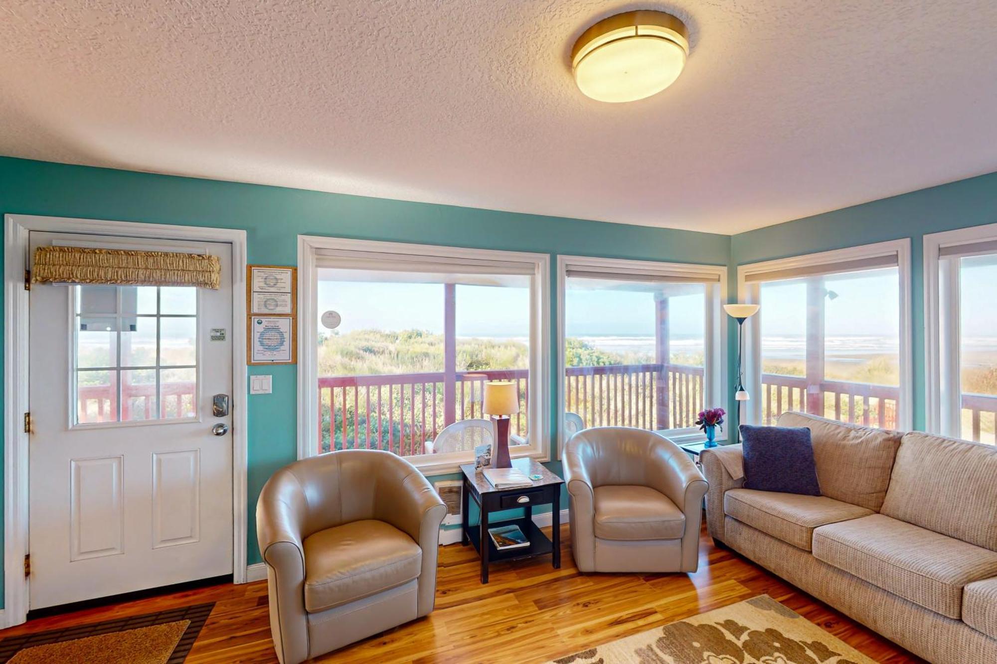 Getaway Oceanfront Lodging Rockaway Beach Bagian luar foto