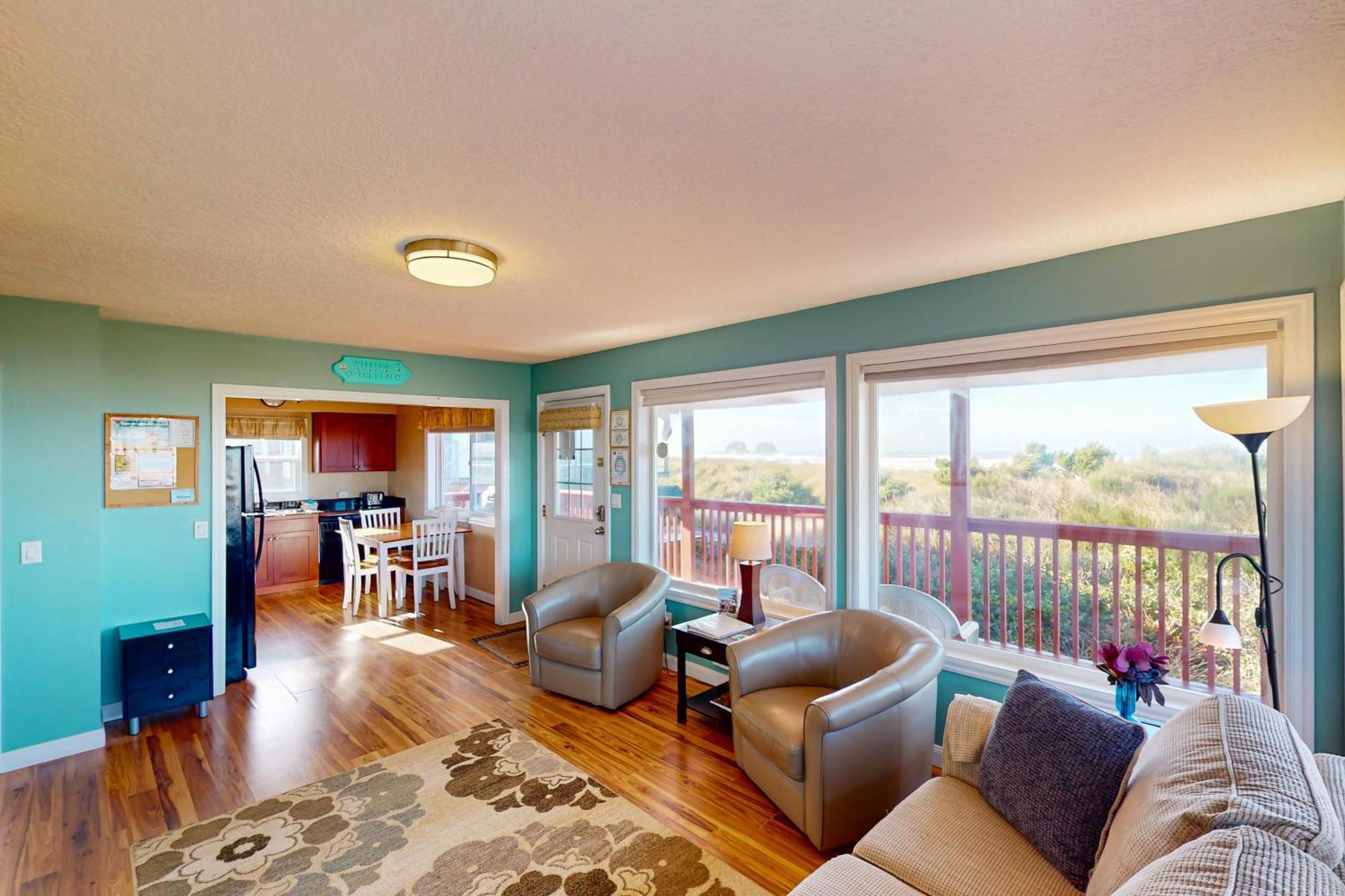 Getaway Oceanfront Lodging Rockaway Beach Bagian luar foto