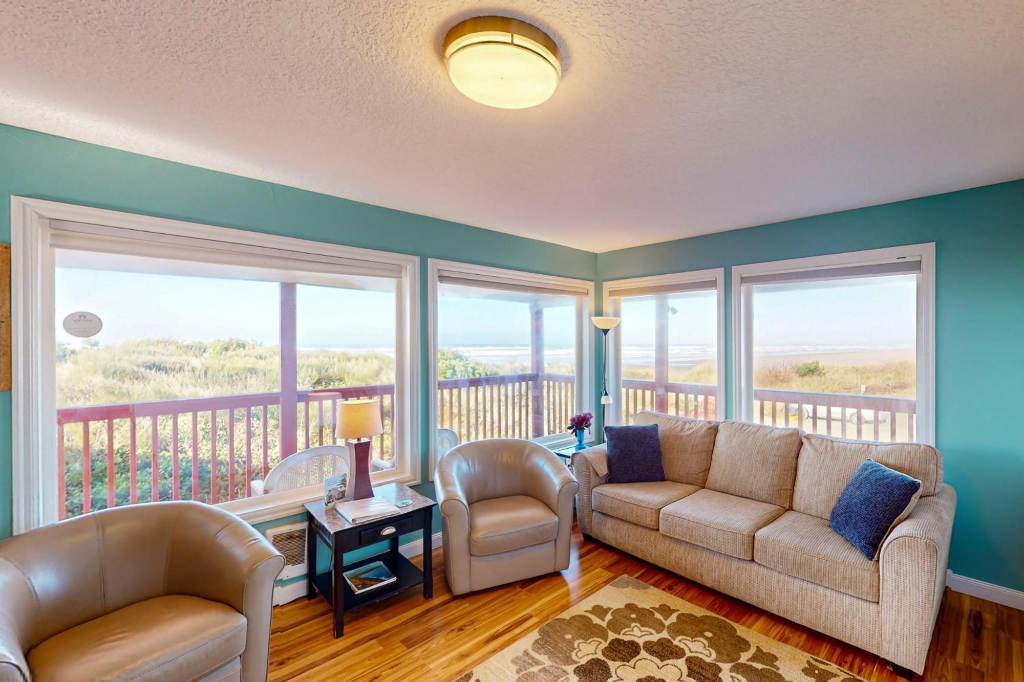 Getaway Oceanfront Lodging Rockaway Beach Bagian luar foto
